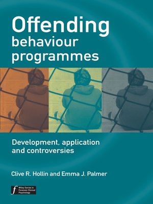 cover image of Offending Behaviour Programmes